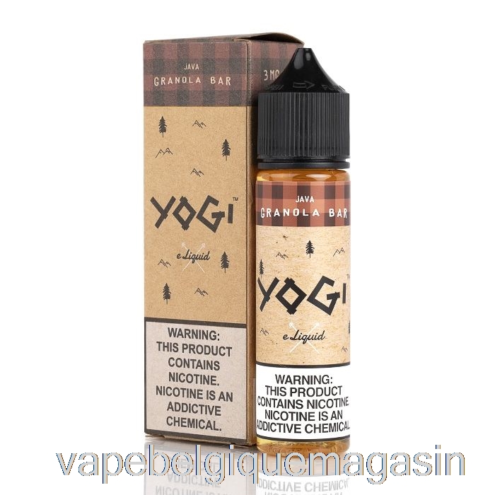 Vape Barre Granola Java Jetable - E-liquide Yogi - 60ml 3mg